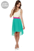 Get My Drift Fuchsia and Teal Dress